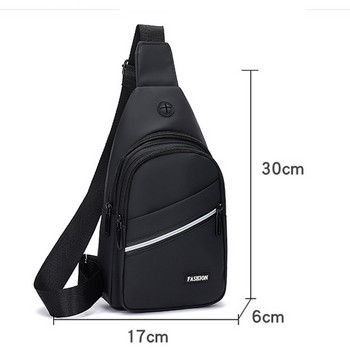 Ανδρικές τσάντες ταξιδιού USB Τσάντα στήθους Designer Messenger Τσάντες χιαστί Αδιάβροχη τσάντα ώμου Διαγώνιο πακέτο Sports Back Pack