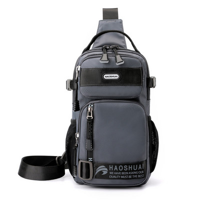 2023 Fashion Man Μικρή τσάντα στήθους Τηλεφωνική τσέπη σταυρωτό σώμα ώμου Fanny Pack Ανδρική τσάντα για εξωτερικό λαιμό χιαστί τσάντες γυμναστικής