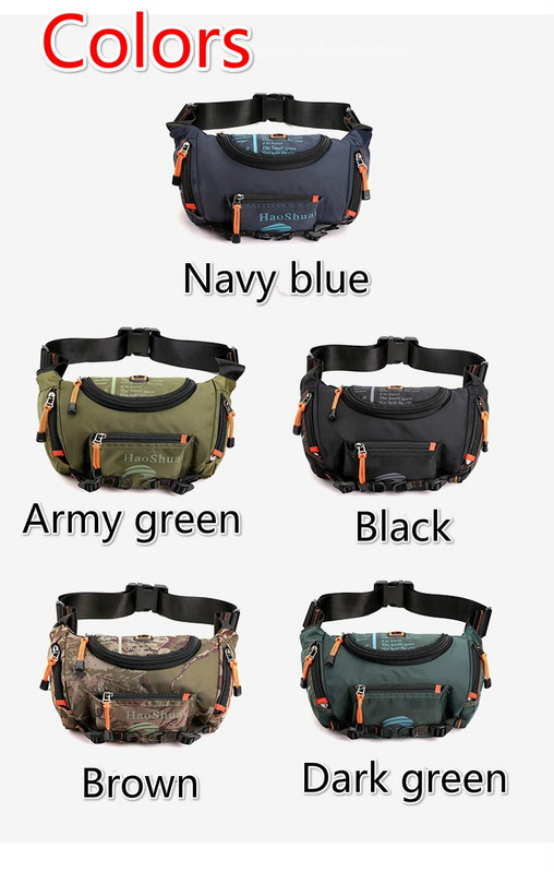 Vodootporna Oxford muška torbica s remenom vrhunske kvalitete, torba za nošenje preko ramena, putna torba velikog kapaciteta, remen za prsa, torbe oko struka