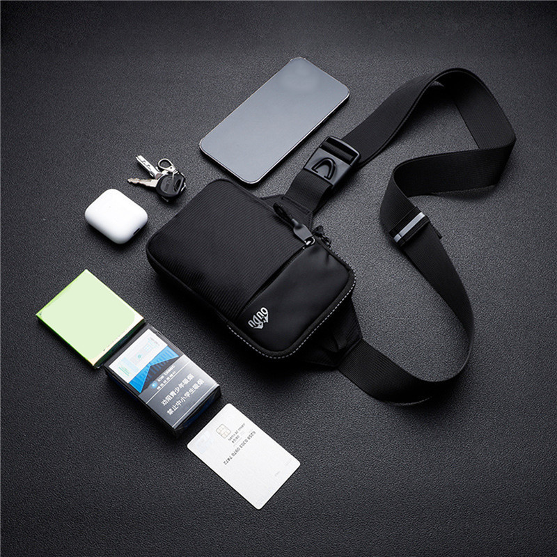 Casual ανδρική τσάντα στήθους νάιλον αδιάβροχη τσάντα ποδηλασίας για αθλητικό τρέξιμο εξωτερικού χώρου Τσάντα ταξιδιού για τηλέφωνο Τσάντα πουγκί