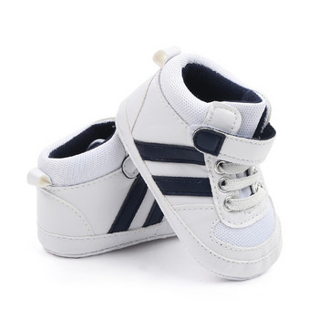 Бебешки обувки Pu кожа Бебешки обувки за момче Спортни маратонки за новородени за бебета Момчета Момичета Прохождащи бебета Меки обувки против плъзгане