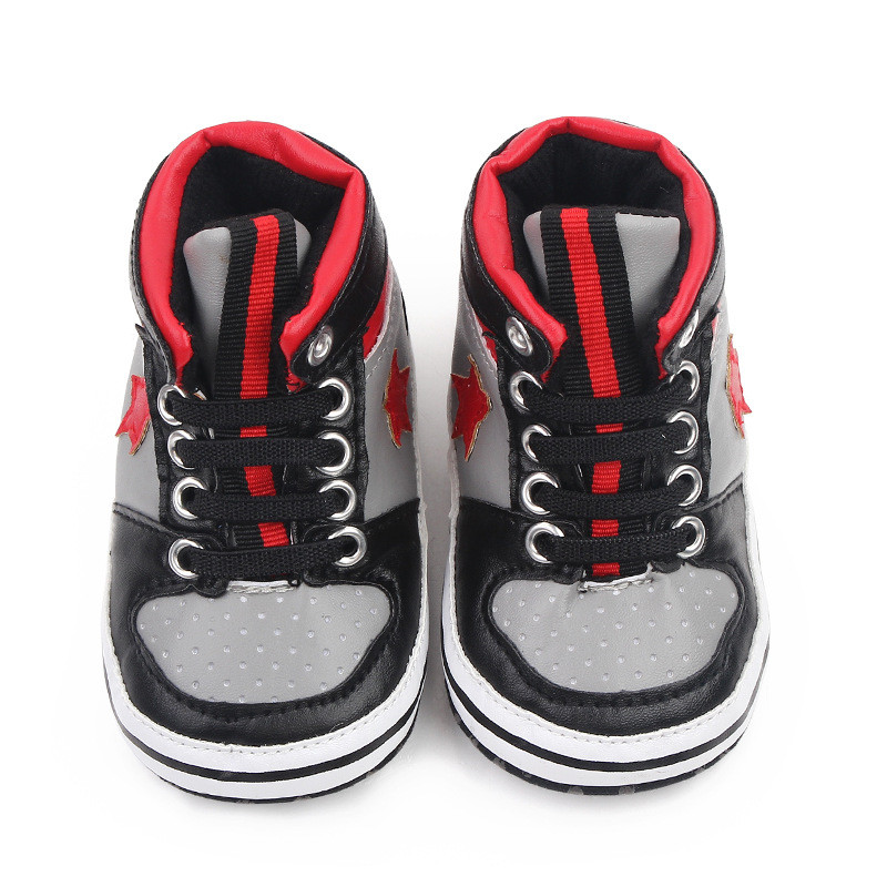 Beebikingad Pu-nahast beebipoiste jalanõud vastsündinutele Sporditossud poistele Tüdrukutele Väikelastele Imiku pehmed libisemisvastased kingad