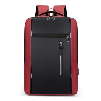 Rucsac de afaceri impermeabil pentru bărbați Rucsacuri de școală cu USB Rucsac pentru laptop de 15,6 inchi Rucsac de mare capacitate pentru bărbați Genți de rucsac