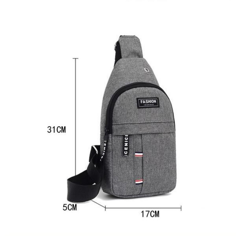 2023. aasta meeste USB-laadimiskott Meeste rinnakott kohandatud PU-st PVC õlakottide jaoks diagonaalpaketiga Messengeri reisikott Risti kehakottide jaoks