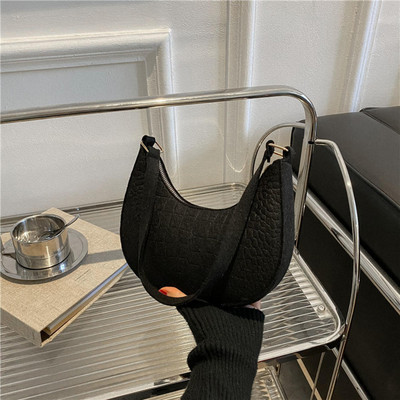 Trendová kabelka z umelej kože, módne dámske kabelky cez rameno, jednofarebná, všestranná, s malou rukoväťou, podpazušná, dropshipping