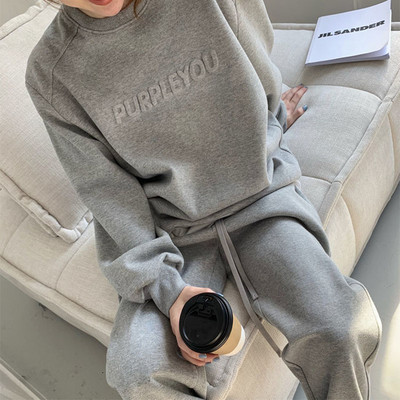 Trening pentru femei de primăvară, toamnă, hanorace+pantaloni, 2 buc. costume, seturi de îmbrăcăminte de culoare solidă, ținute de modă feminină, îmbrăcăminte sport casual