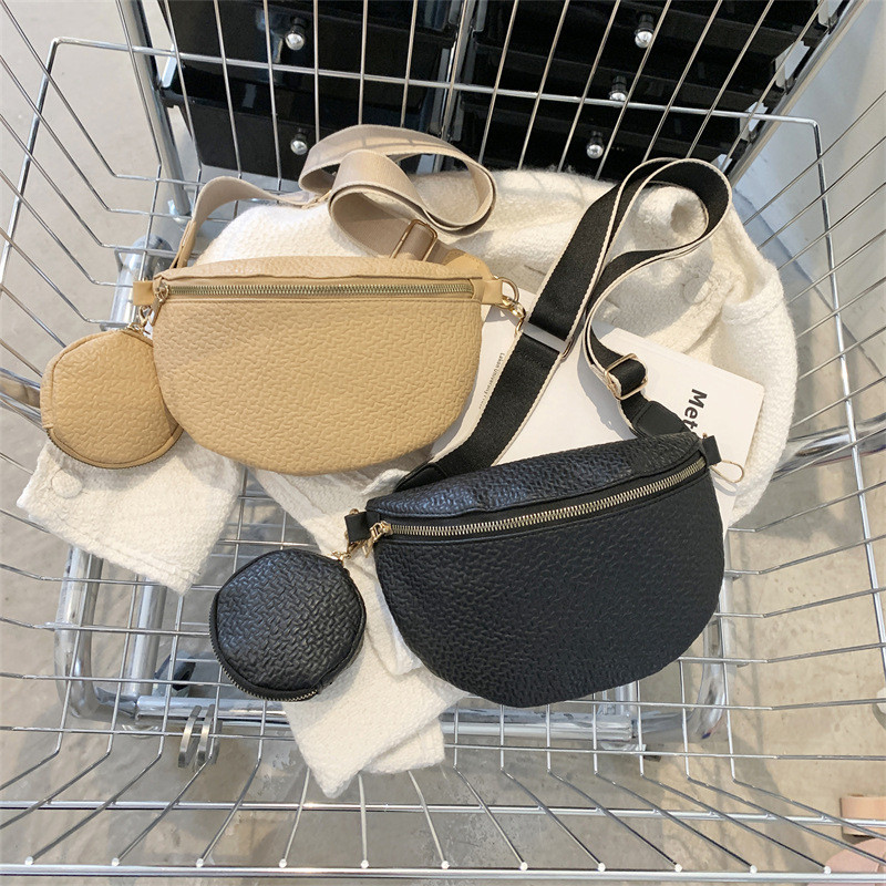 Ženska torba za remen modne marke Visokokvalitetna kožna torbica za novčiće Ženske torbice oko struka Dizajnerska torba za prsa preko ramena