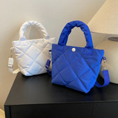 Νέες υφασμάτινες γυναικείες τσάντες ώμου της Oxford Fashion Κέντημα με νήμα ρόμβου Μικρές τσάντες χιαστί Κοριτσίστικες τσάντες με κορυφαίο χερούλι Τσάντες