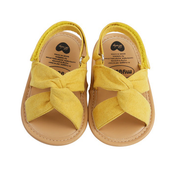 Дишащи летни сандали за бебета и момичета, малки деца в прост стил, едноцветни обувки с мека подметка, външни и вътрешни обувки Prewalker