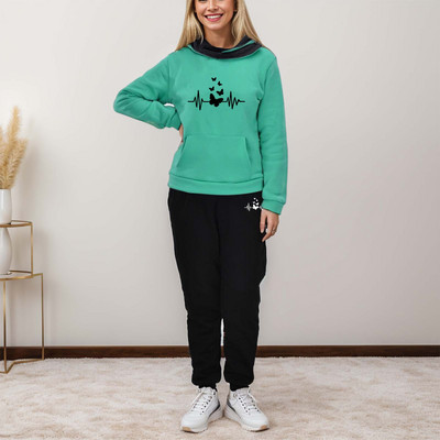 Kompleti sportske trenirke Ženska 2-dijelna odjeća Dugi rukavi Duge hlače Trenirke Sportske trenirke Puloveri Odjevne hlače