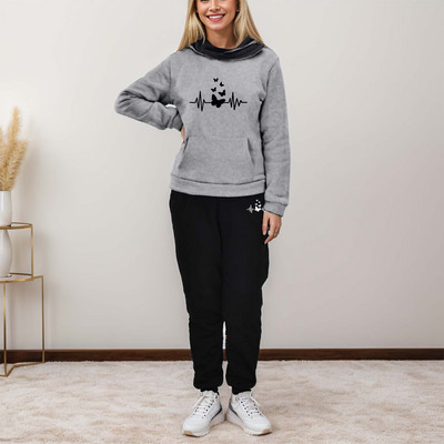 Kompleti sportske trenirke Ženska 2-dijelna odjeća Dugi rukavi Duge hlače Trenirke Sportske trenirke Puloveri Odjevne hlače