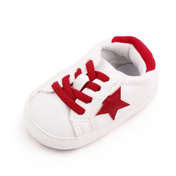0~18M Бебешки обувки Класически маратонки Новородени Гумени меки подметки Спортни бебета Момчета Момичета Първи обувки за прохождане Противопоплъзгащи се обувки