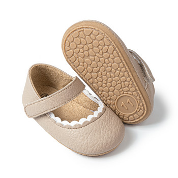 KIDSUN Бебешки обувки за момичета Многоцветни принцеси Обувки за малки деца Обувки с мека подметка, нехлъзгащи се обувки за детско креватче First Walkers 0-18M