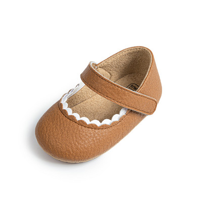 KIDSUN Baby Girls Kings Mitmevärvilised Printsess Väikelaste Kingad Pehme tallaga Mittelibisevad turvahälli jalatsid First Walkers 0-18M