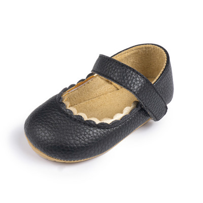 KIDSUN Baby Girls Kings Mitmevärvilised Printsess Väikelaste Kingad Pehme tallaga Mittelibisevad turvahälli jalatsid First Walkers 0-18M