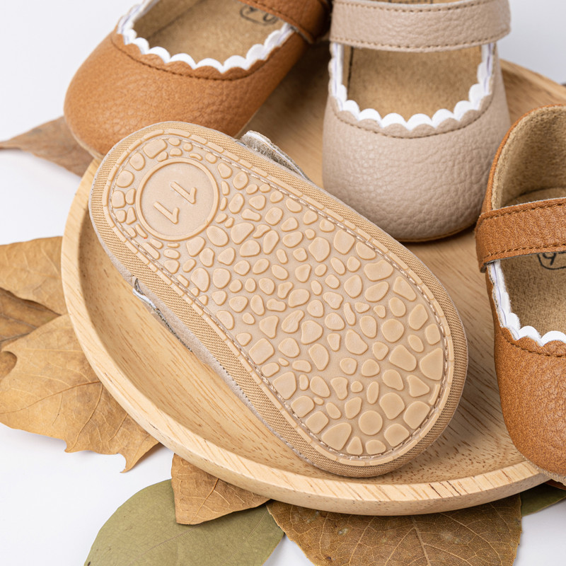 KIDSUN Baby Girls Kings Mitmevärvilised Printsess Väikelaste Kingad Pehme tallaga Mittelibisevad turvahälli jalatsid First Walkers 0-18M