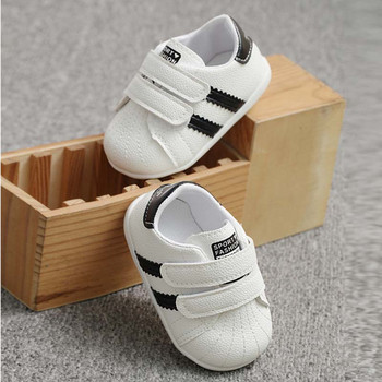 Бебешки обувки Новородени момичета Маратонки Момчета Първи проходилки Деца Малки деца Меки подметки Неплъзгащи се маратонки Бебешки обувки в корейски стил 0-2 години