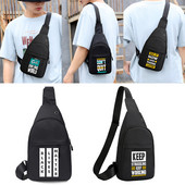 Fashion Phrase Series Prsna torba 2023. Novi ruksak preko ramena Torba na rame Putna muška dnevna ruksak Torba oko struka Unisex torbica za ključeve