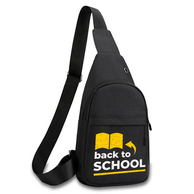 Fashion Phrase Series Prsna torba 2023. Novi ruksak preko ramena Torba na rame Putna muška dnevna ruksak Torba oko struka Unisex torbica za ključeve