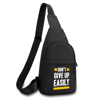 Fashion Phrase Series Prsna torba 2023. Novi ruksak preko ramena Torba na rame Putna muška dnevna ruksak Torba oko struka Unisex torbica za ključeve