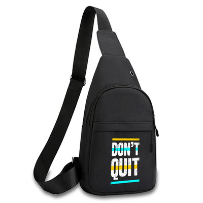 Fashion Phrase Series Prsna torba 2023. Novi ruksak preko ramena Torba na rame Putna muška dnevna ruksak Torba oko struka Unisex torbica za ključeve