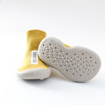 Бебешки обувки Бебешко меко гумено дъно Неплъзгащи се маратонки Прохождащи момчета Момичета Плетени първи проходилки Новородени Детски чорапи Обувки 0-3 години