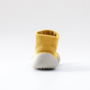 Бебешки обувки Бебешко меко гумено дъно Неплъзгащи се маратонки Прохождащи момчета Момичета Плетени първи проходилки Новородени Детски чорапи Обувки 0-3 години