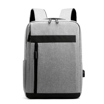 Бизнес раница за лаптоп с голям капацитет, многофункционална USB зареждане, водоустойчива чанта с фолио, ежедневна чанта през рамо за мъже