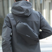 Jednobojne torbe za prsa Muška torba Dijagonalne torbe za mobitel Trend Mala ležerna torba oko struka Torba za vanjske sportove na rame Dnevna torba za remen