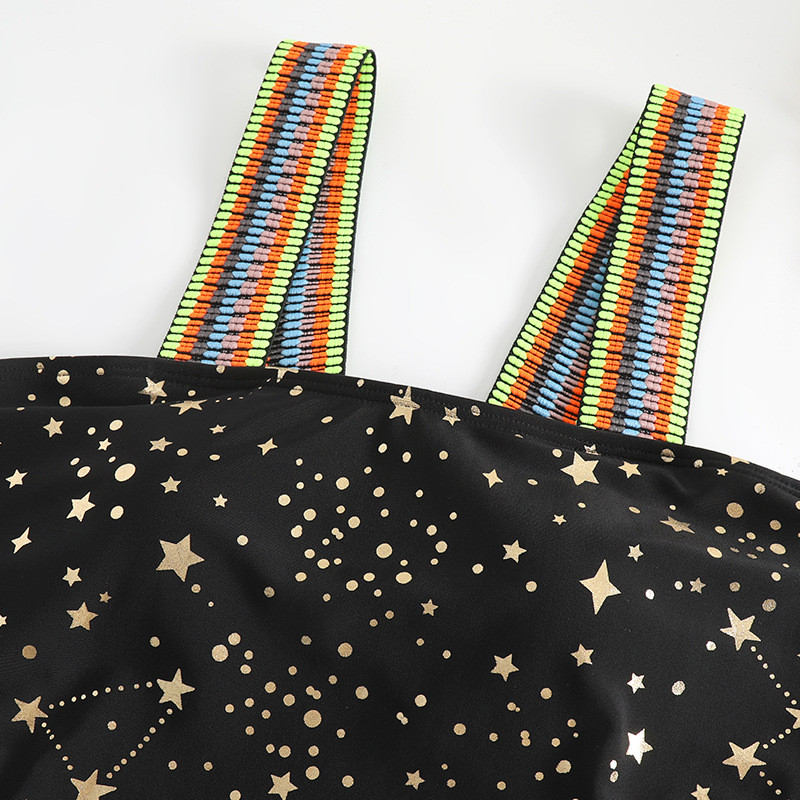 Seksi crni brozing jednodijelni kupaći kostim, ženski kupaći kostim za ljeto 2023., kupaći kostim s tangama bez leđa, kupaći kostim za plažu, monokini