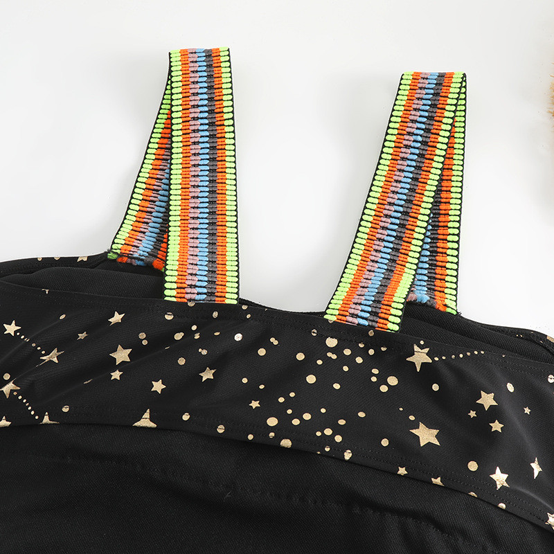 Seksi crni brozing jednodijelni kupaći kostim, ženski kupaći kostim za ljeto 2023., kupaći kostim s tangama bez leđa, kupaći kostim za plažu, monokini