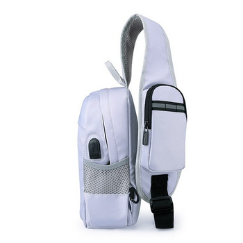Ανδρική τσάντα στήθους Νέα υψηλής χωρητικότητας Oxford υφασμάτινη τσάντα στήθους χιαστί τσάντα εξωτερικού χώρου ταξιδιού με έναν ώμο