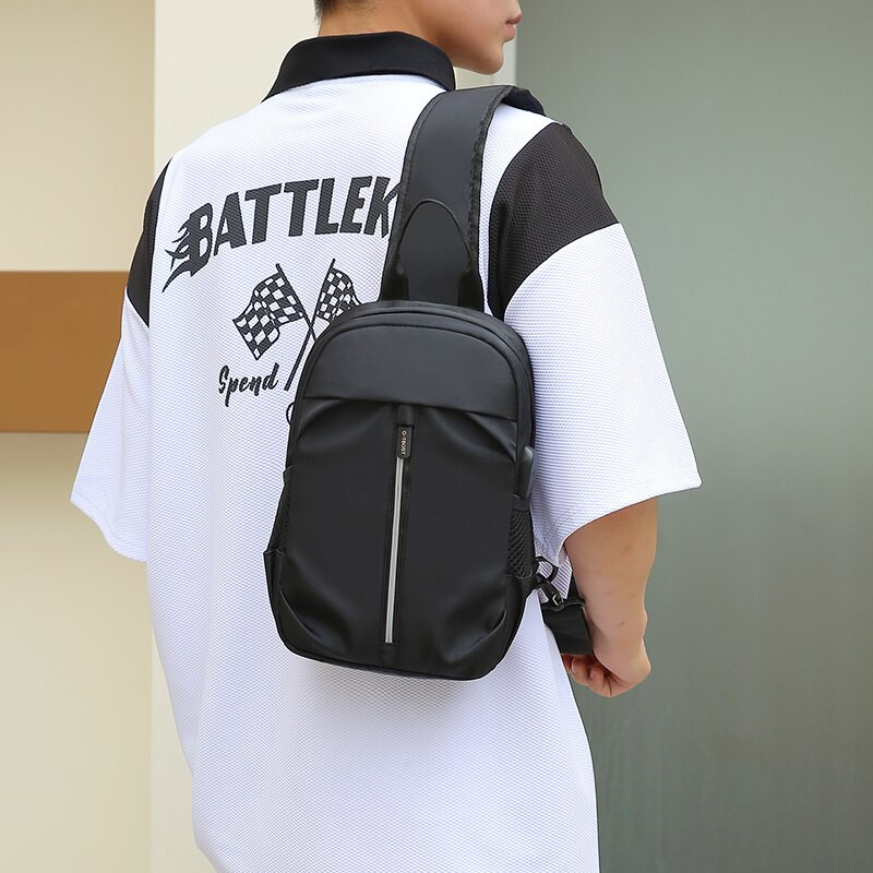 Ανδρική τσάντα στήθους Νέα υψηλής χωρητικότητας Oxford υφασμάτινη τσάντα στήθους χιαστί τσάντα εξωτερικού χώρου ταξιδιού με έναν ώμο