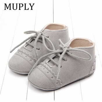 Горещи новородени бебешки обувки за първа разходка, момиче, момче, мека кожа от набук Prewalker, противоплъзгащи се обувки, мокасини, обувки, обувки, обувки за малко дете