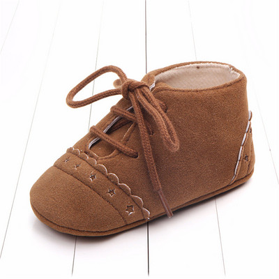 Kuumad vastsündinu esimesed jalutuskäigud jalatsid Tüdrukutele Poisile Pehmest Nubuknahast Prewalker Libisemisvastased kingad Mokassiinid Jalatsid Jalatsid Väikelaste Kingad