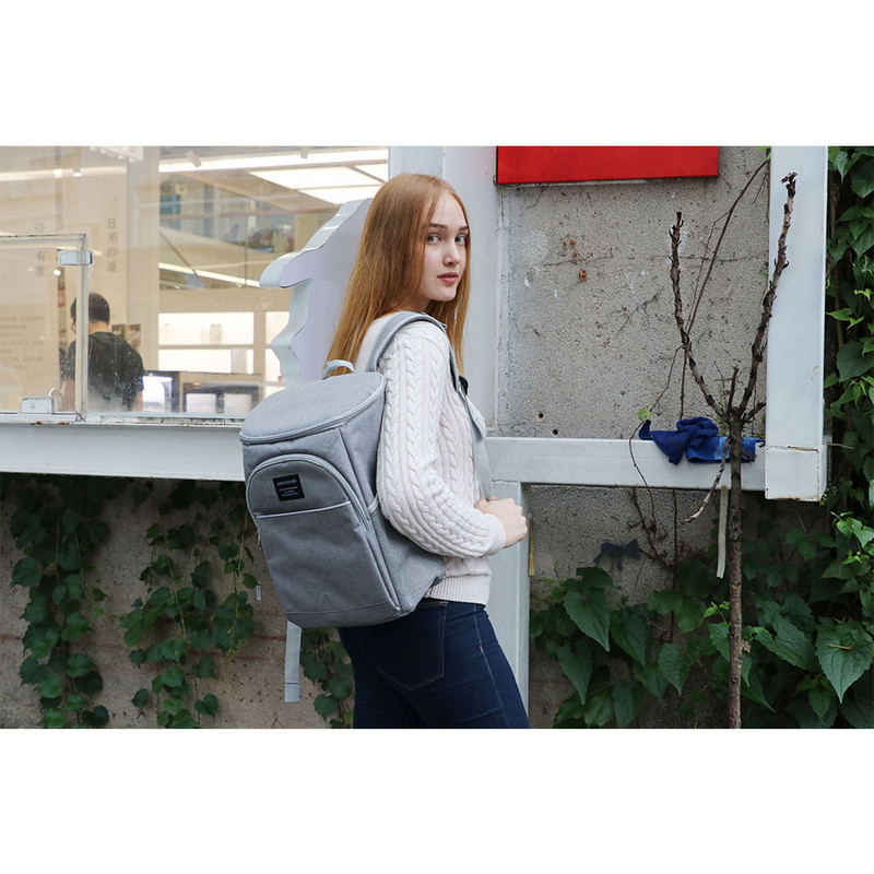 DENUONISS Muški ruksak velikog kapaciteta za piknik Vodootporan ruksak za hranu s otvaračem za boce Termalni ruksak Hladnjača