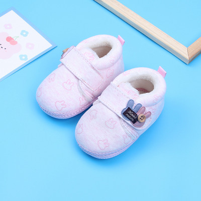 Χαριτωμένα παιδικά χειμερινά φθινοπωρινά παπούτσια Walker για αγόρια για κορίτσια First Walkers από καθαρό βαμβακερό μαλακό πέλμα για βρέφη, παιδικά παπούτσια