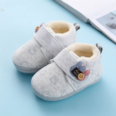 Χαριτωμένα παιδικά χειμερινά φθινοπωρινά παπούτσια Walker για αγόρια για κορίτσια First Walkers από καθαρό βαμβακερό μαλακό πέλμα για βρέφη, παιδικά παπούτσια