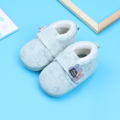 Χαριτωμένα παιδικά χειμερινά φθινοπωρινά παπούτσια Walker για αγόρια για κορίτσια First Walkers από καθαρό βαμβακερό μαλακό πέλμα για βρέφη, παιδικά παπούτσια