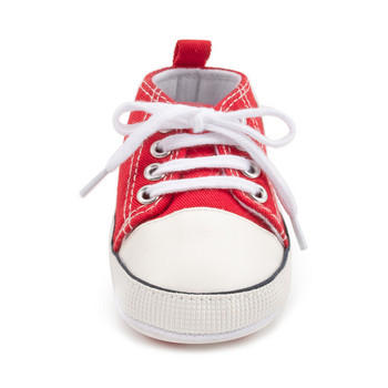 Бебешки маратонки с платнена гумена подметка за новородени Бебешки обувки Бебешки обувки за момчета и момичета Бебешки обувки за малко дете Мека подметка Неплъзгащи се бебешки обувки