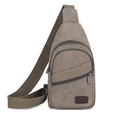 YoReAi Ανδρικές τσάντες ώμου Νέα πακέτα μέσης Sling Crossbody Pack για υπαίθριο άθλημα Πακέτο στήθους Καθημερινό πικνίκ Καμβάς τσάντα Messenger Bolsa