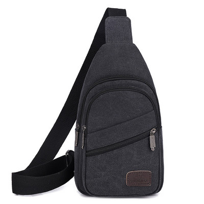 YoReAi Ανδρικές τσάντες ώμου Νέα πακέτα μέσης Sling Crossbody Pack για υπαίθριο άθλημα Πακέτο στήθους Καθημερινό πικνίκ Καμβάς τσάντα Messenger Bolsa