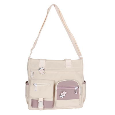 Ευέλικτη τσάντα ώμου Τσάντα μεγάλης χωρητικότητας Μαθητική τσάντα καμβάς τσάντα κορεατικής μόδας casual τσάντες σχολική τσάντα