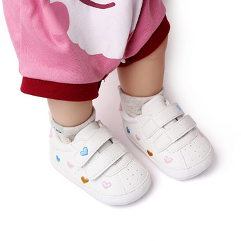 Нови бебешки ежедневни обувки Бебешки момчета Момичета Мека подметка Първи проходилки Маратонки Модни спортни обувки за малко дете