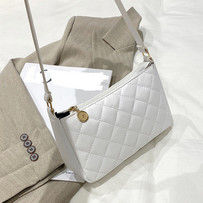 2023 Νέα μοντέρνα γυναικεία τσάντα ώμου γυναικεία μονόχρωμη κεντημένη μονόχρωμη τσάντα τηλεφώνου