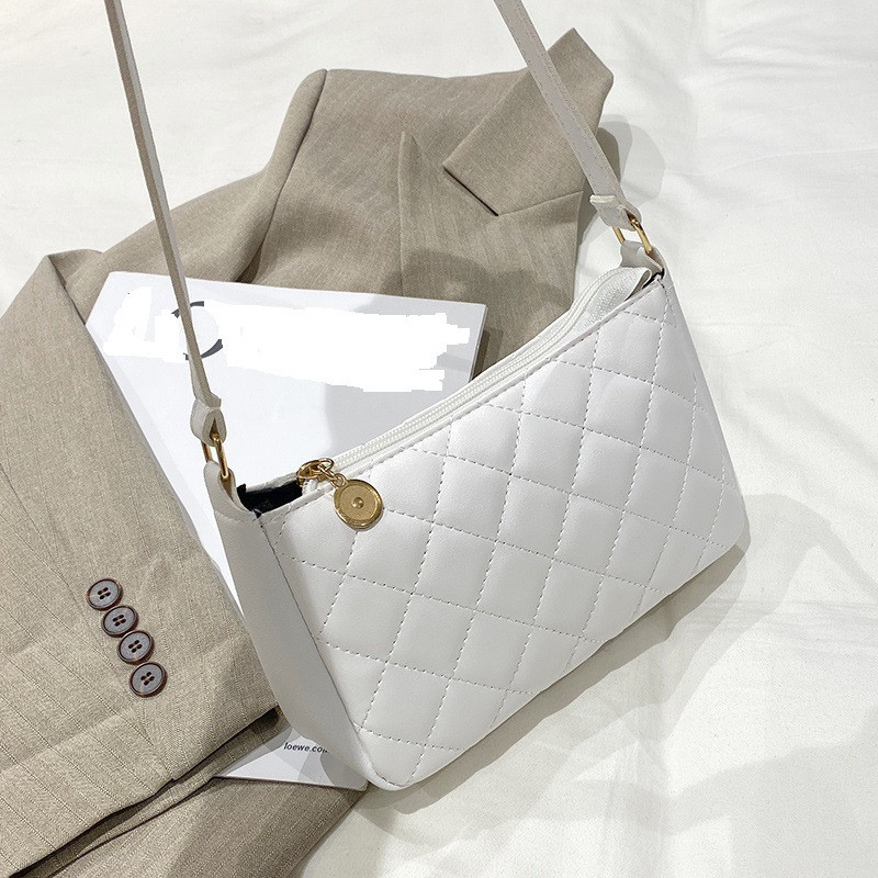 2023 Νέα μοντέρνα γυναικεία τσάντα ώμου γυναικεία μονόχρωμη κεντημένη μονόχρωμη τσάντα τηλεφώνου