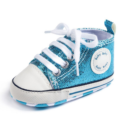 Uus vastsündinud Bebi Mood Baby Canvas Klassikalised tossud Star Sport Beebipoisid Tüdrukud Esimesed Kõndimisjalatsid Imiku väikelaste beebijalatsid