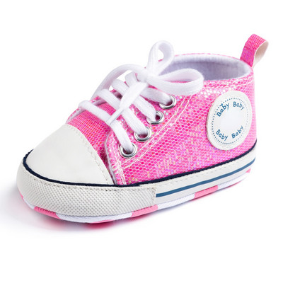 Uus vastsündinud Bebi Mood Baby Canvas Klassikalised tossud Star Sport Beebipoisid Tüdrukud Esimesed Kõndimisjalatsid Imiku väikelaste beebijalatsid