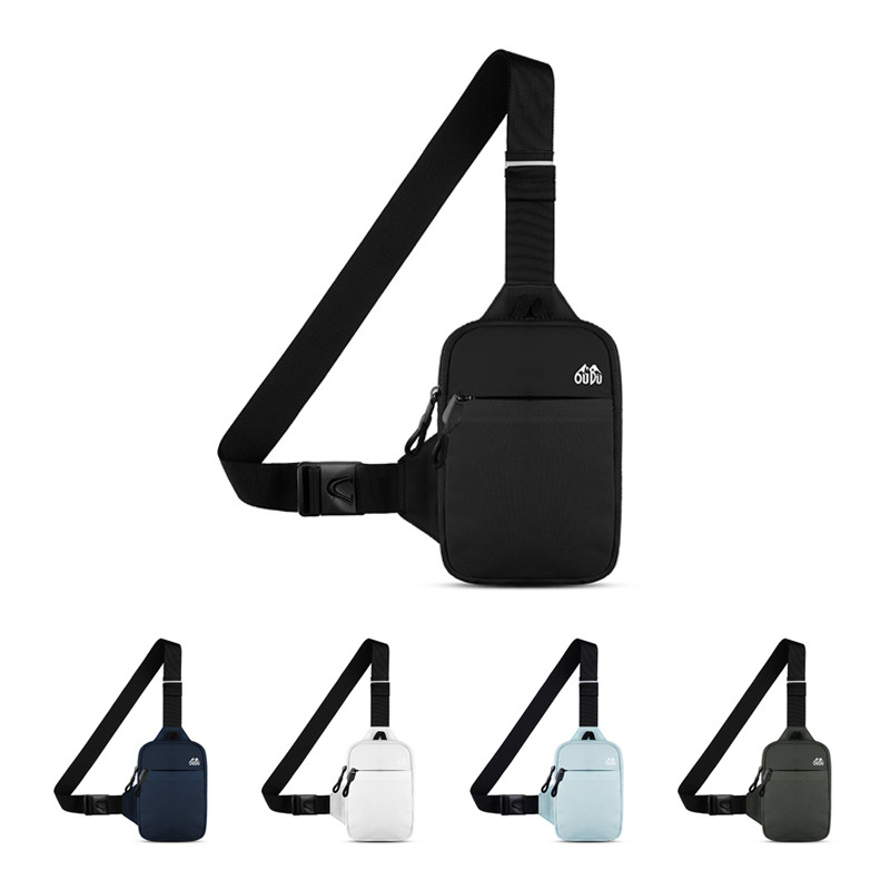 Geantă de umăr pentru piept pentru bărbați, din nailon, impermeabilă, mini geantă pentru sport în aer liber, geantă pentru telefon mobil, pachet în talie pentru bărbați.