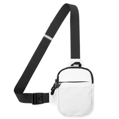 Ανδρικές τσάντες στήθους Crossbody Τσάντα ώμου Σακίδιο πλάτης με USB φόρτιση ακουστικών τρύπα καλωδίου Γυναικεία τσάντα ταξιδιού Messenger Πακέτο στήθους